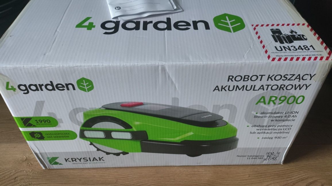 Robot koszący, kosiarka automatyczna 4garden AR900