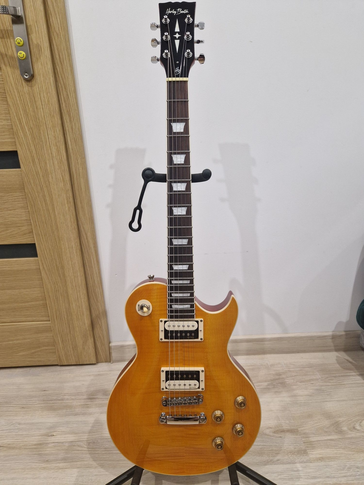 Gitara Harley Benton SC-550 Plus EMG PAF – Stan idealny, setup lutnika