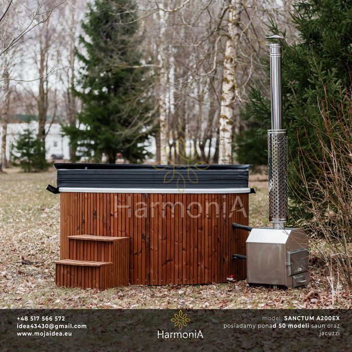 jacuzzi, balia, AKRYLOWE, hydromasaż, aero, piec 35kw, LED, transport