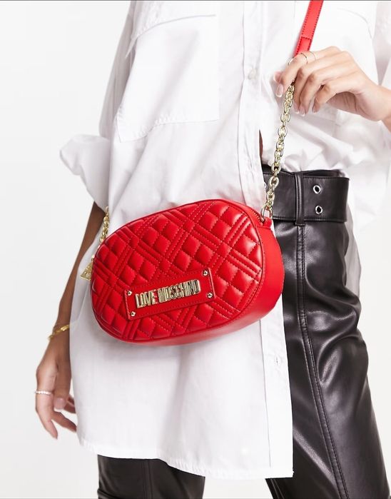 Love Moschino сумочка червона | Стильна | Ідея подарунку на Миколая