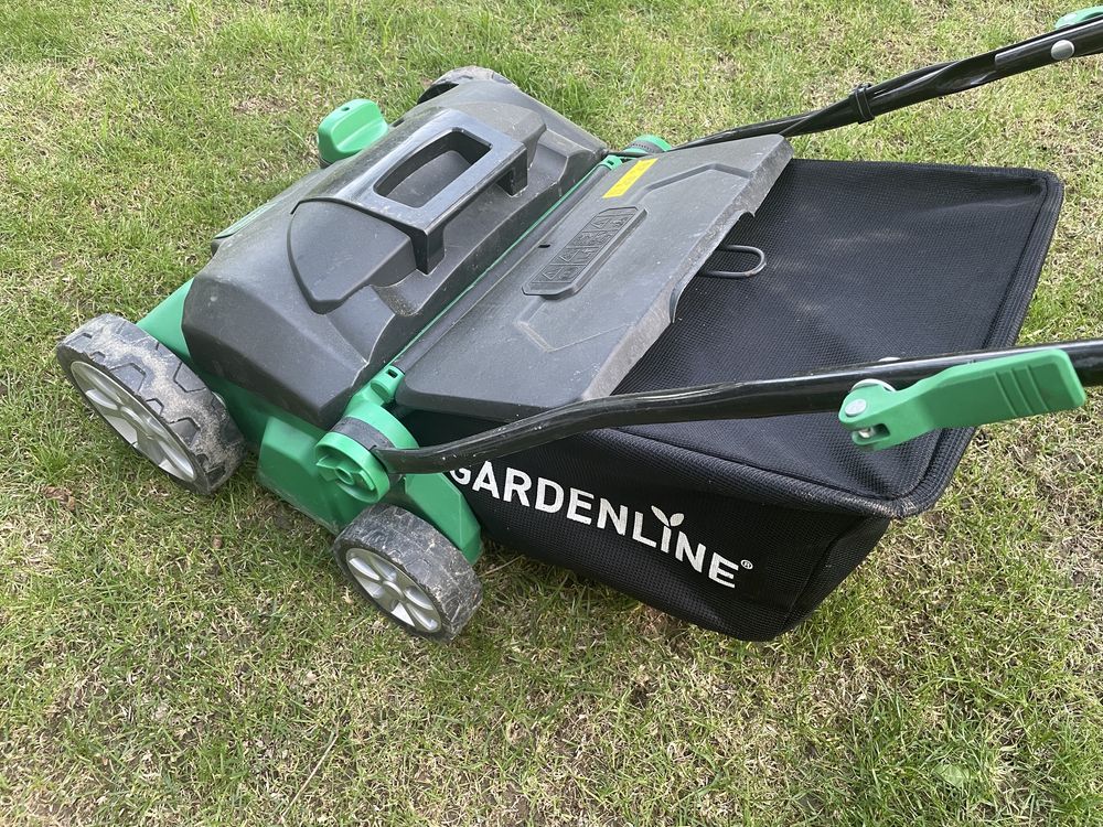 Wertykulator GardenLine 1500W duży mocny 35cm szer. robocza