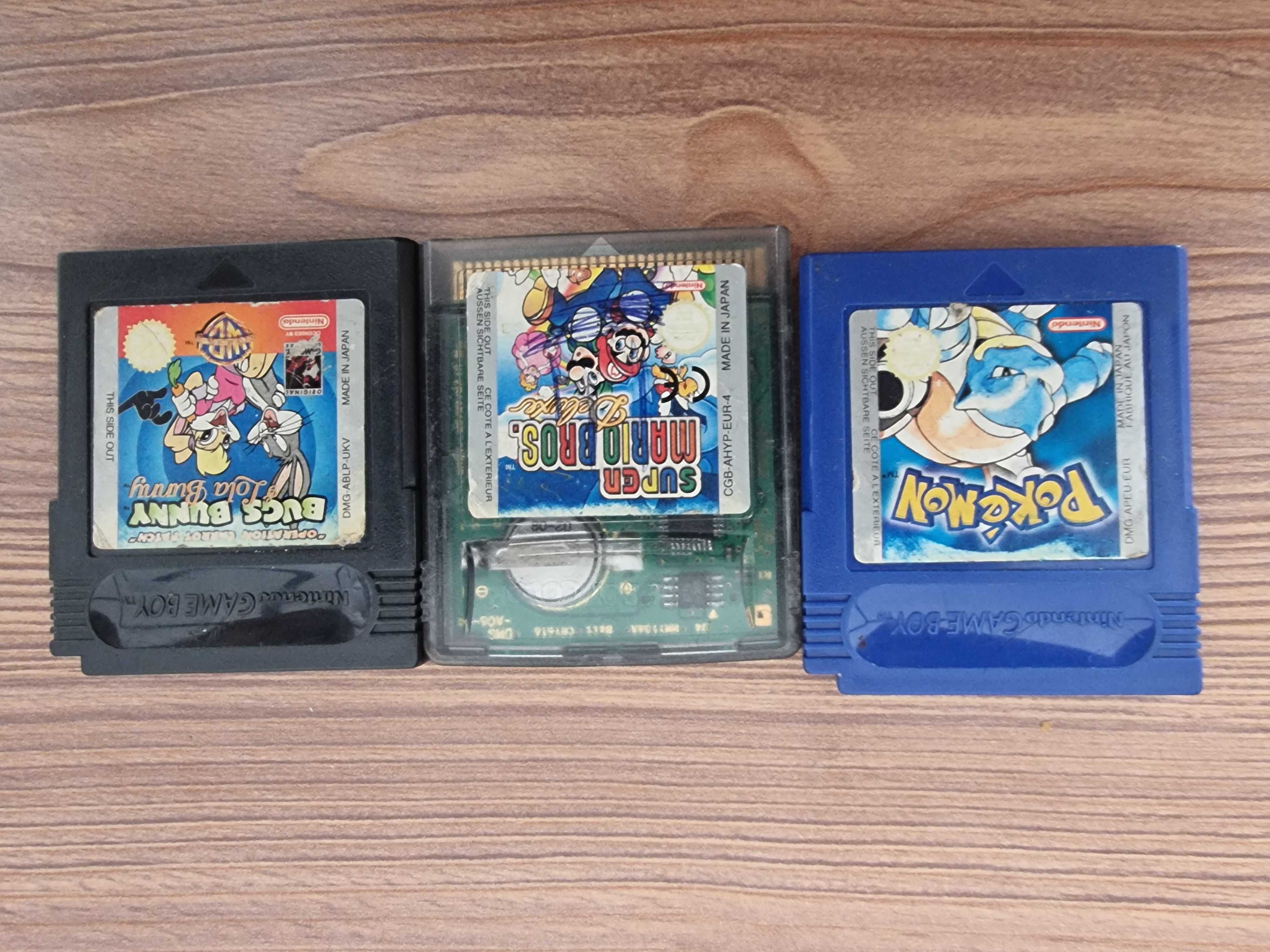 Game boy color + jogos usados