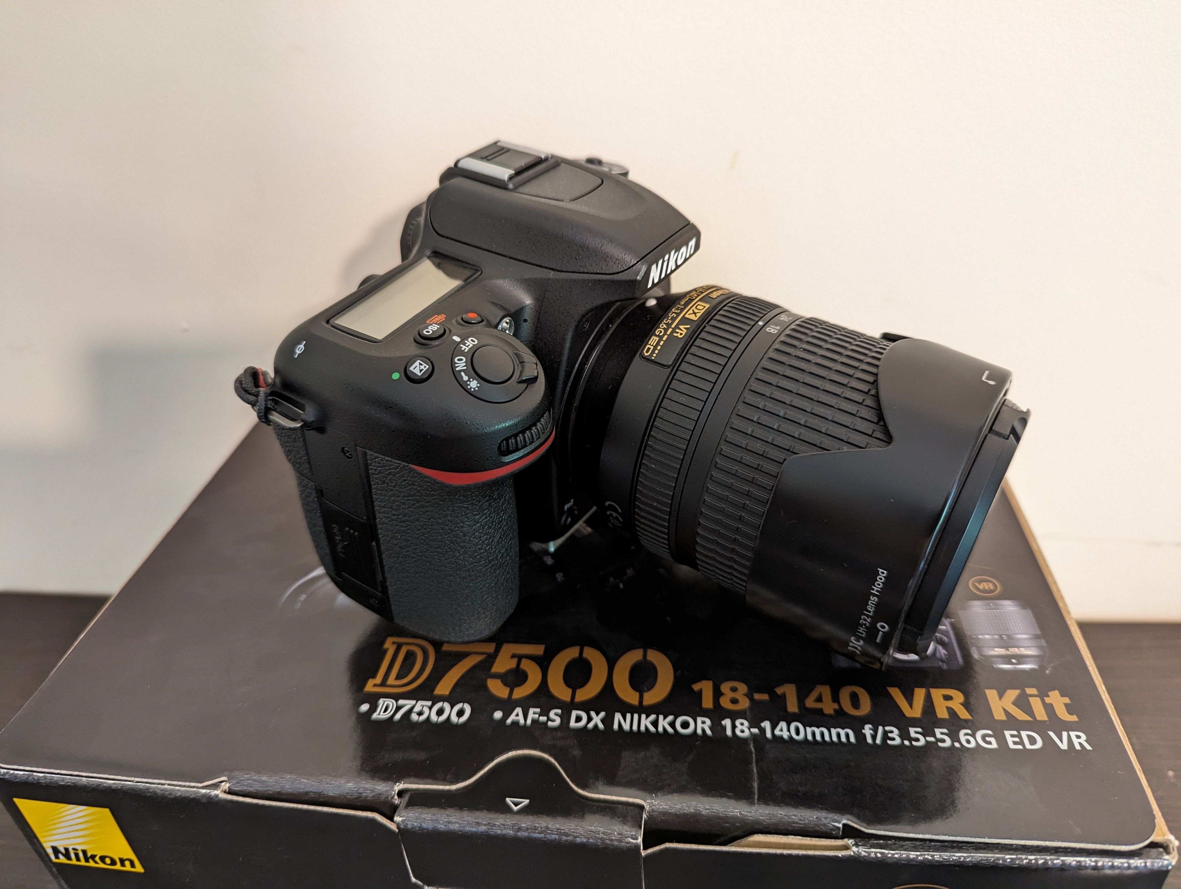 Nikon D7500 + Nikkor 18-140 + YONGNUO YN968N II (przebieg 6300)
