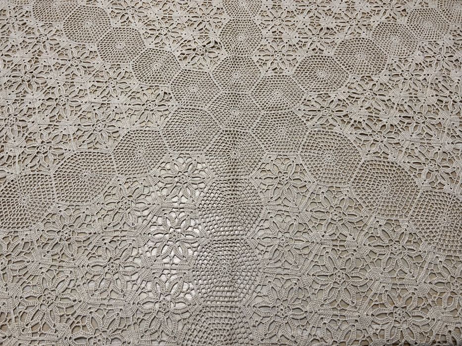 Toalha em Croché Manual – Padrão Floral