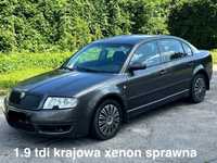 Skoda superb 1.9 tdi 130 km krajowa klima sprawna do jazdy