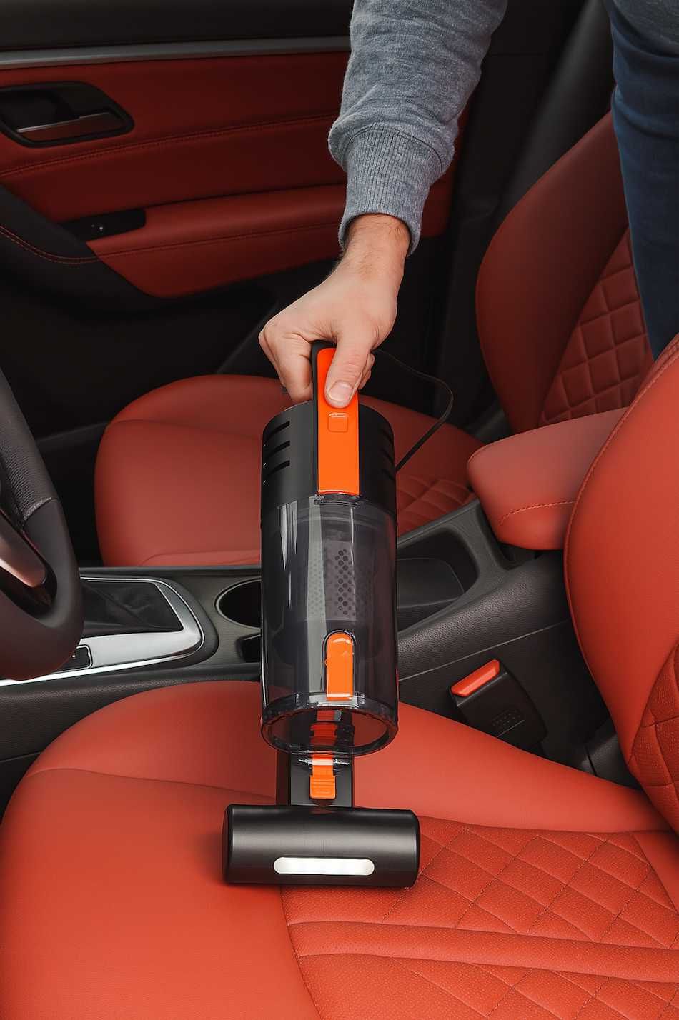 Zestaw 3w1 Odkurzacz samochodowy Mocny TURBO + filtr +Torba GRATIS