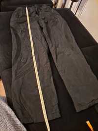 spodnie ocieplane narciarskie ciemno szare rozmiar 158