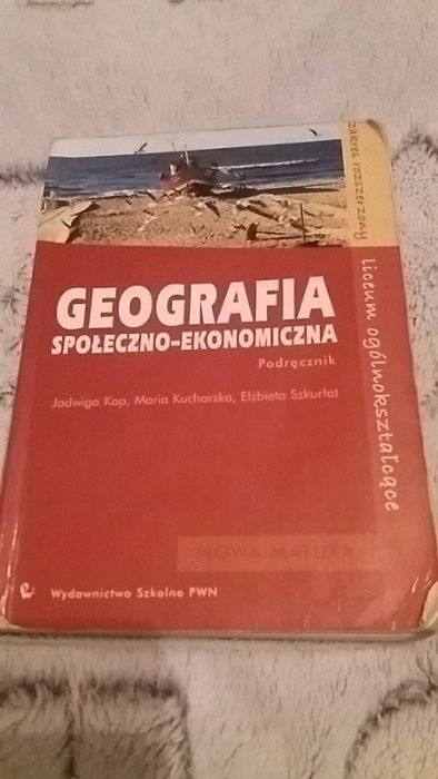 Geografia społeczno-ekonomiczna do liceum/technikum