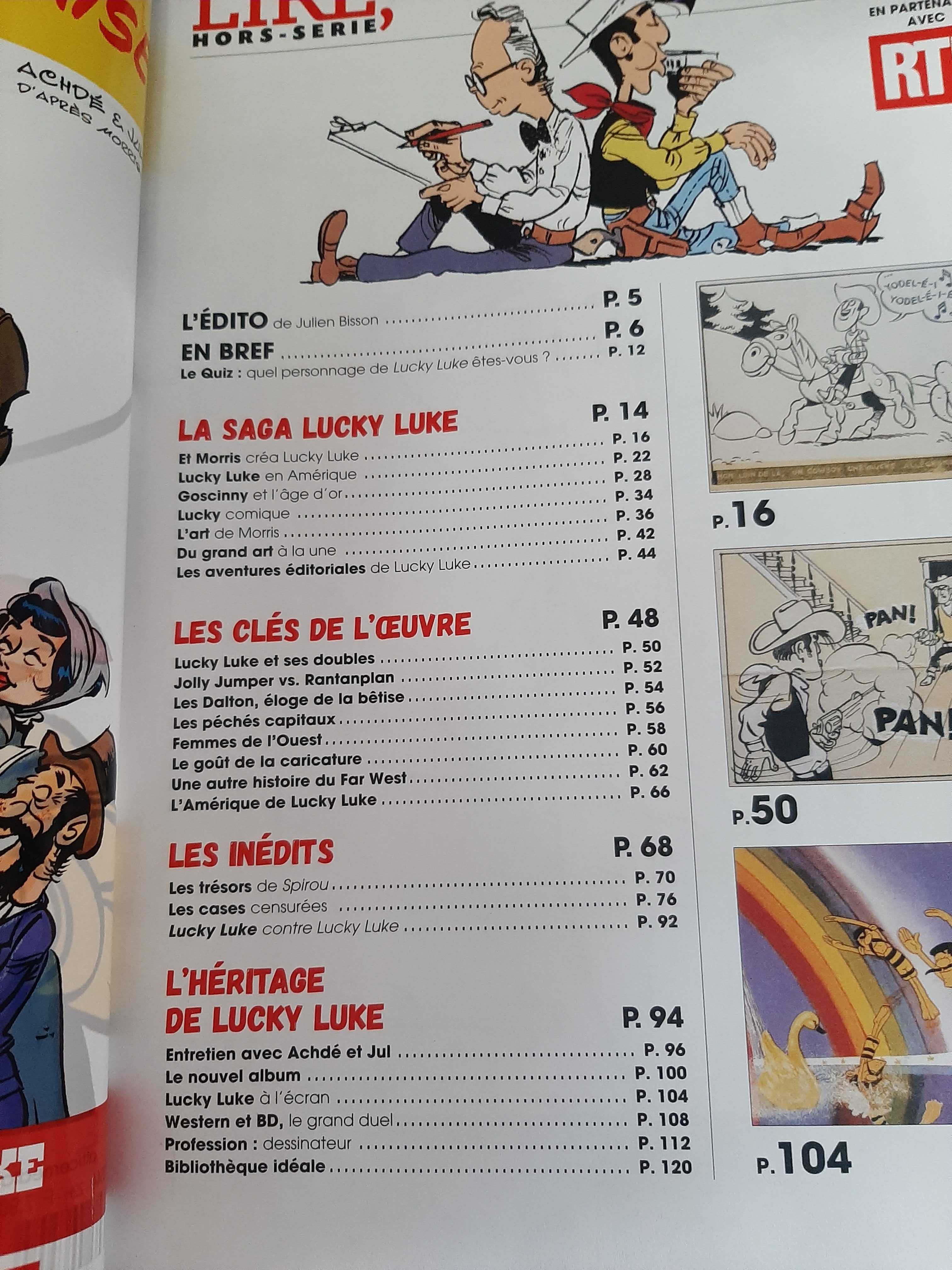 L'Histoire Secrète de Lucky Luke – Magazine Lire - Hors-série