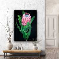 Картина квіти «Протея» 80х60