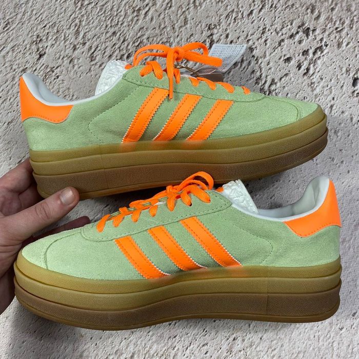 ih7495 Оригінал! нові оригінал жіночі кеди adidas gazelle bold xlg