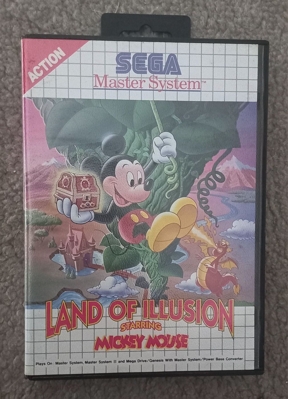 Master System jogo Land of Illusion completo
