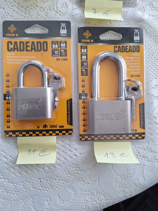 Cadeados novos e selados desde 3€