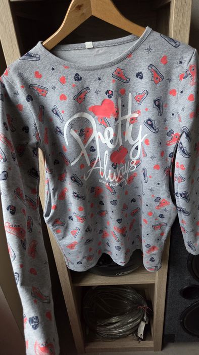 Długa bluza dziewczęca