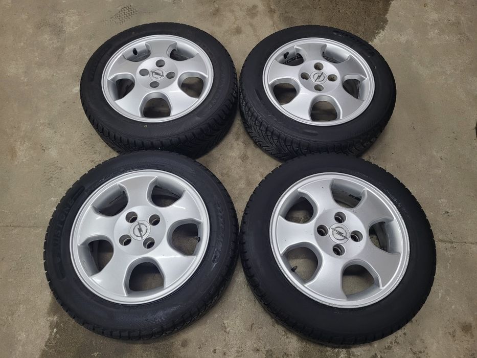 Alufelgi 4x100 15" + wielosezonowe opony 2023r 185/60 r15 OPEL