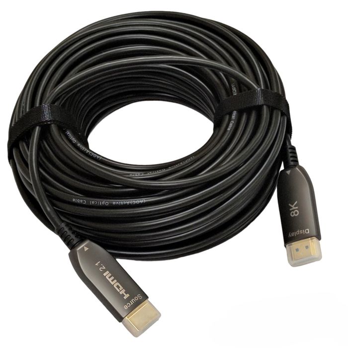 HDMI 2.0 2.1 4К 8К Кабель-оптический UHD 10,15,20,30,60м.(AOC)