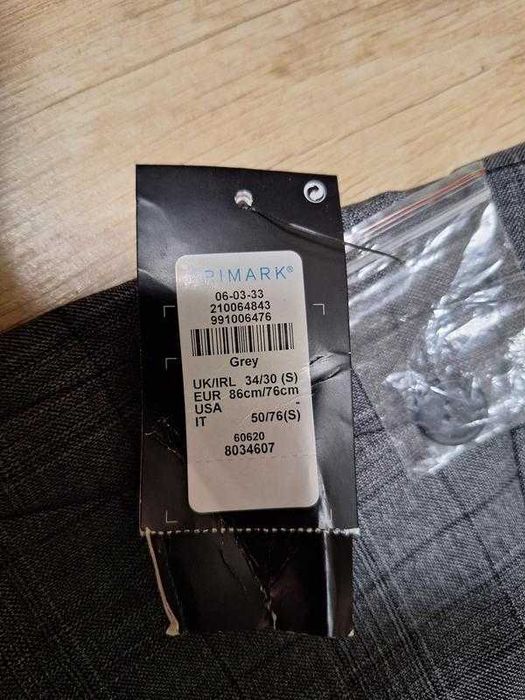 Штани брюки primark slim fit, розмір 34/30, нові з етикетками