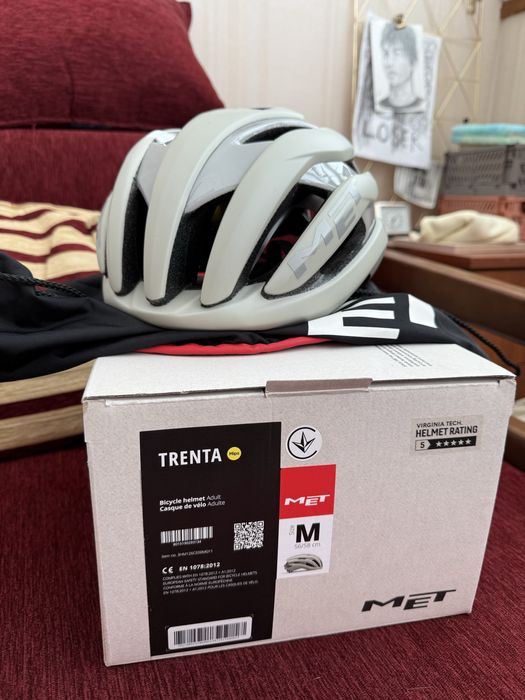 Шолом MET Trenta MIPS Helmet - greige / matt glossy