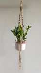 Suporte de Vaso em macramé com juta | NOVO
