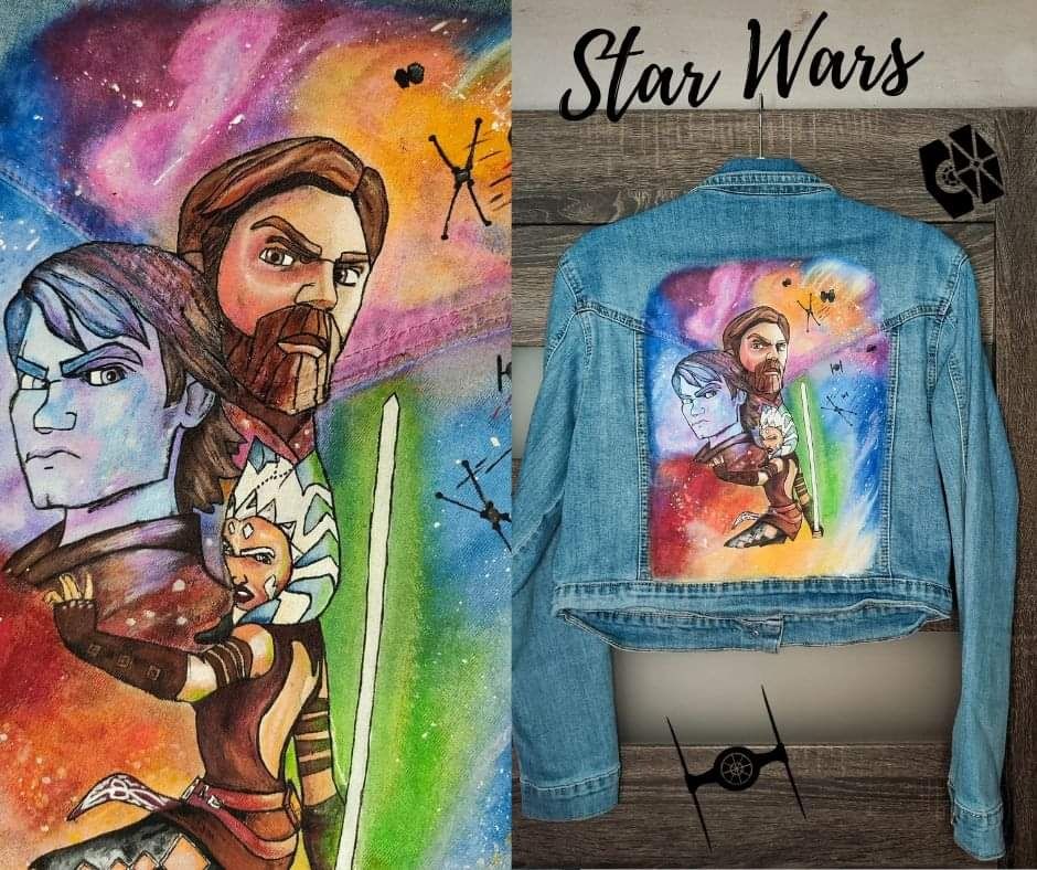 Kurtka jeansowa personalizowana Star Wars - Custom