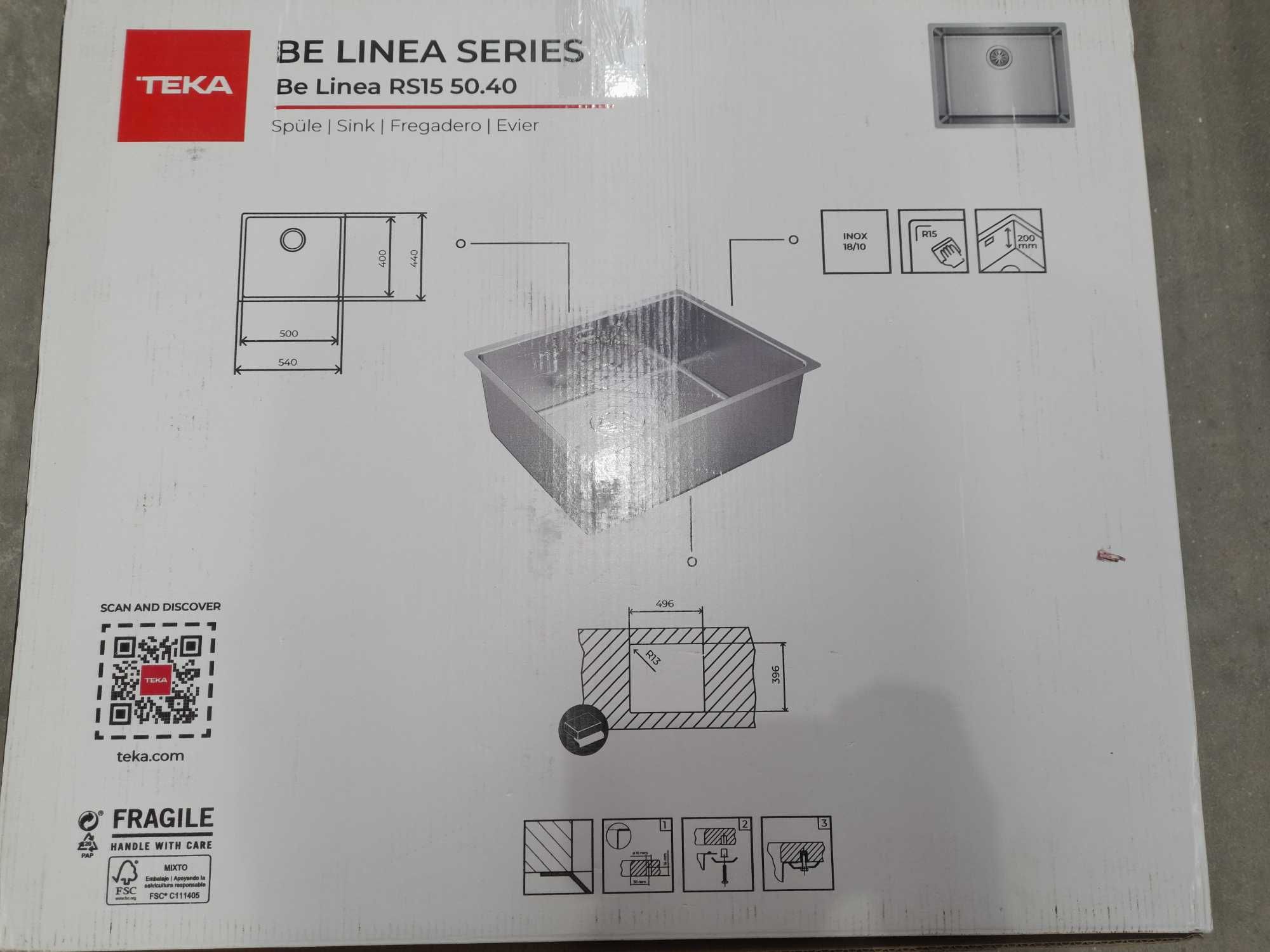 Lava louça BE LINEA RS15 50.40