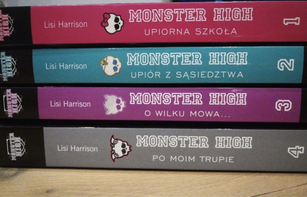 Monster high seria ksiazek ksiazki