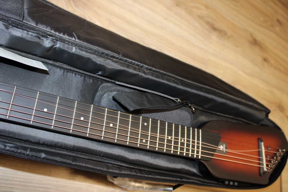 Donner HUSH-I Gitara elektroakustyczna z pokrowcem, słuchawkami