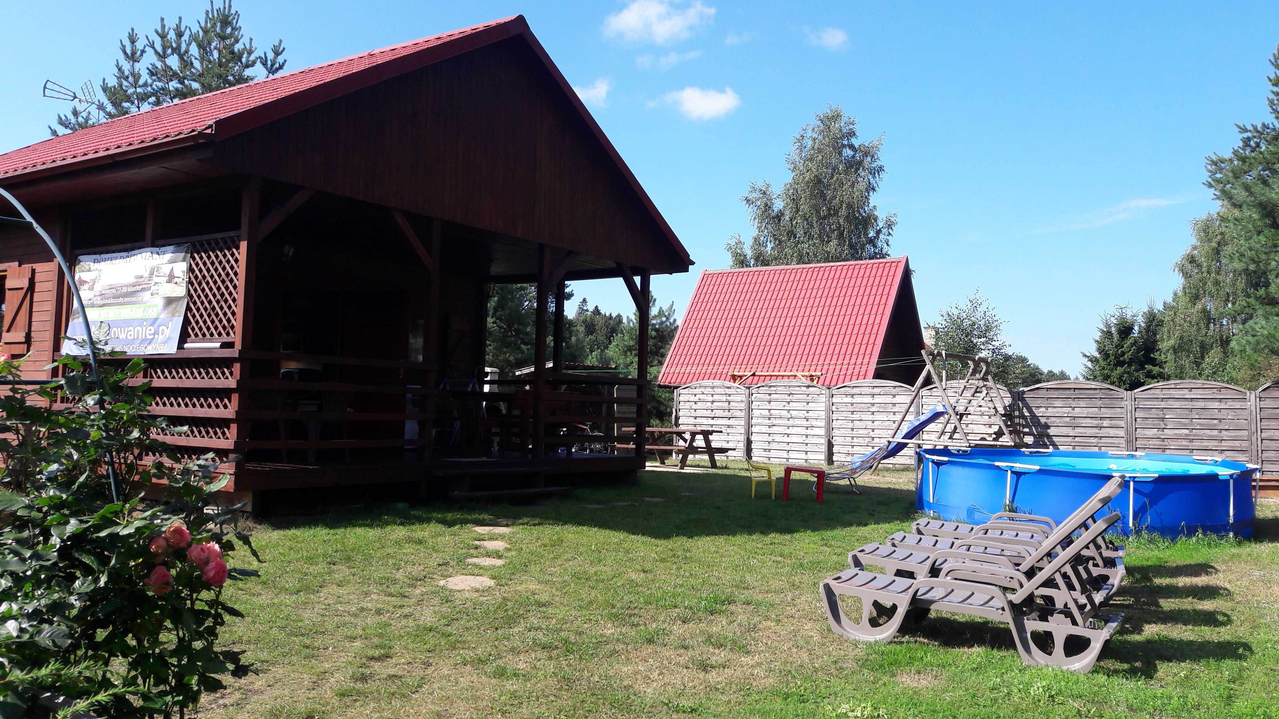 Boże Ciało  wakacje - domek nad jeziorem pomosty łódki kajaki