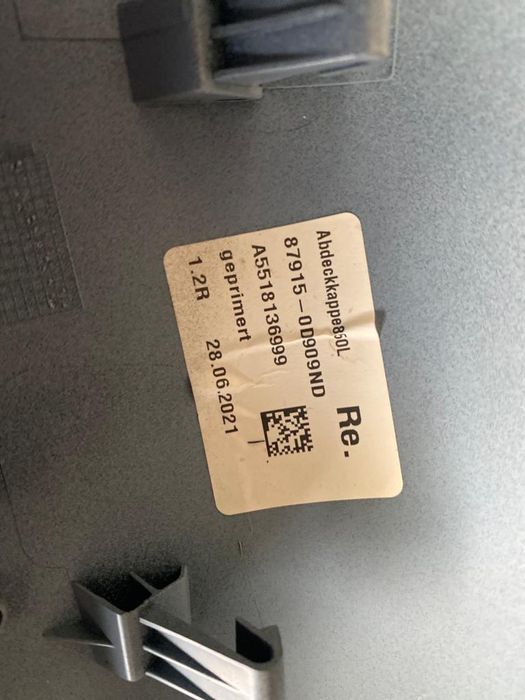 Capa espelho Toyota yaris