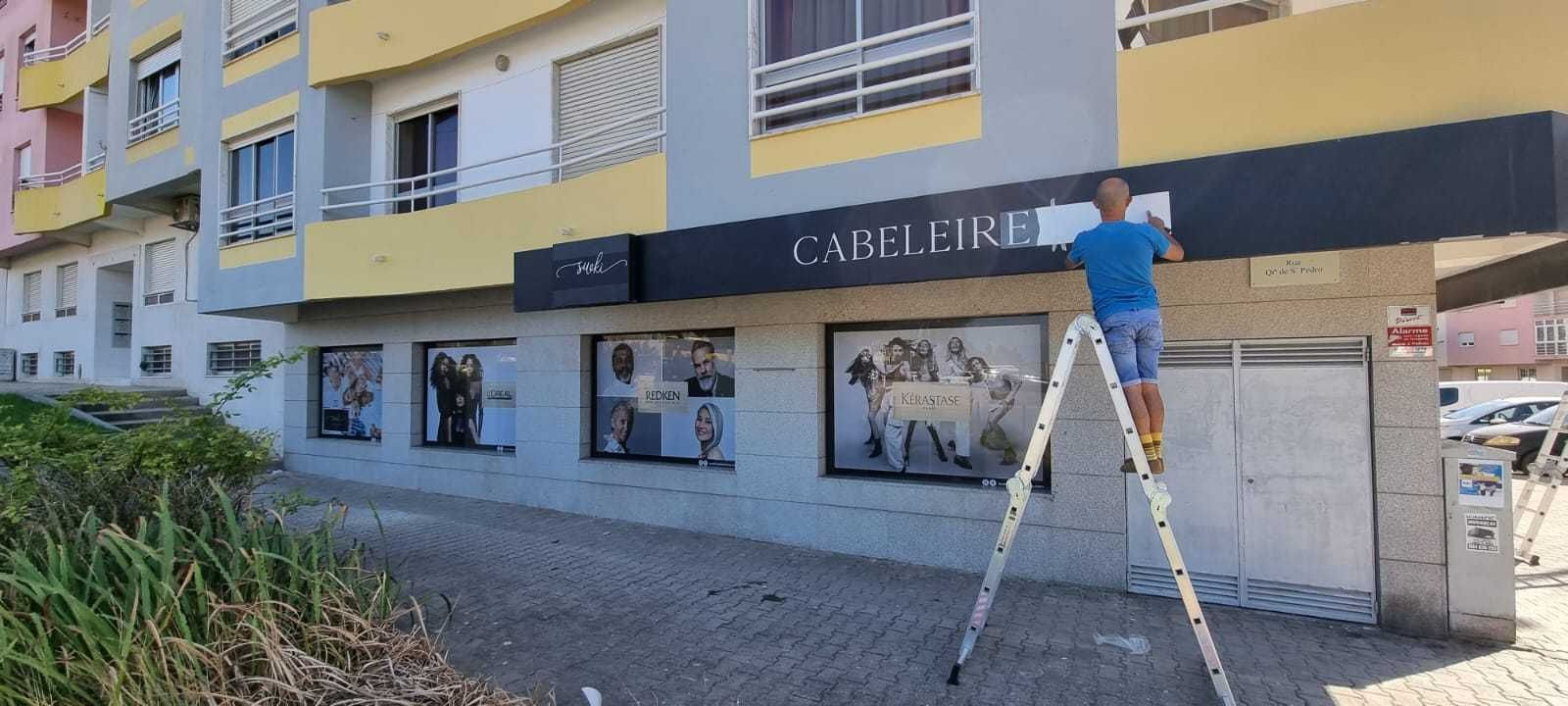 Decoração de Montras, publicidade vitrine, publicidade em vinil