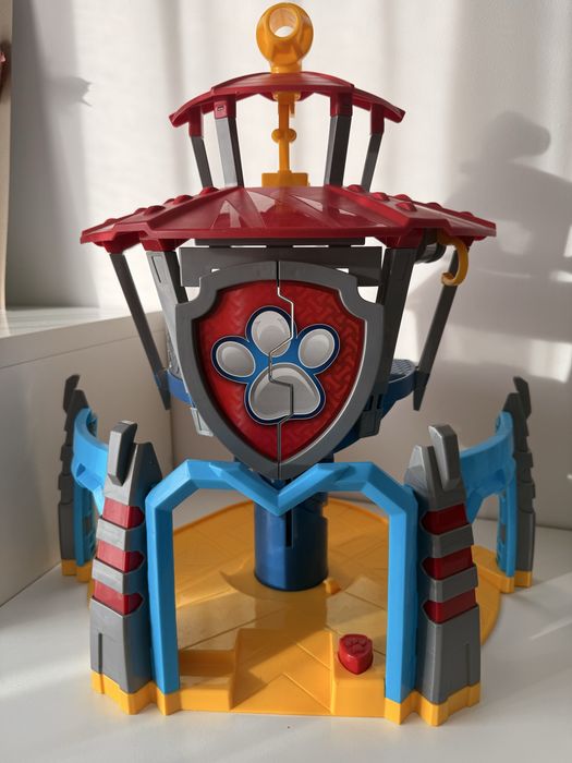 BAZA PSI PATROL  z windą Dino Rescue + figurka Rex i pojazd