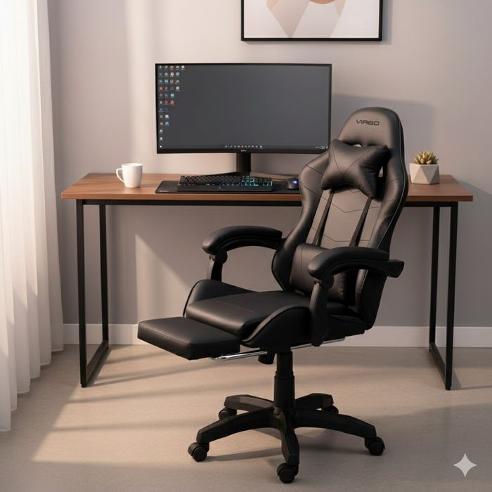 Геймерське Крісло Vecotti GT Black! Комп'ютерне Ігрове Крісло!
Vecotti