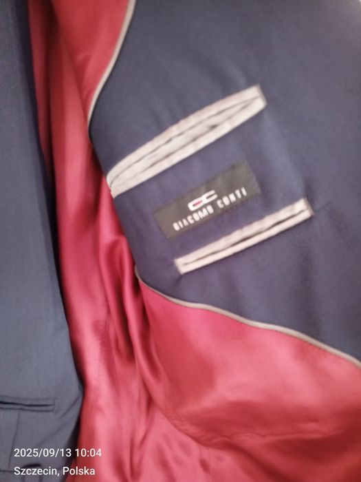 Garnitur ciemny granat 176/86