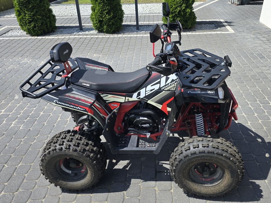 Quad AXIS Commander 125 cm3, automat, czerwony