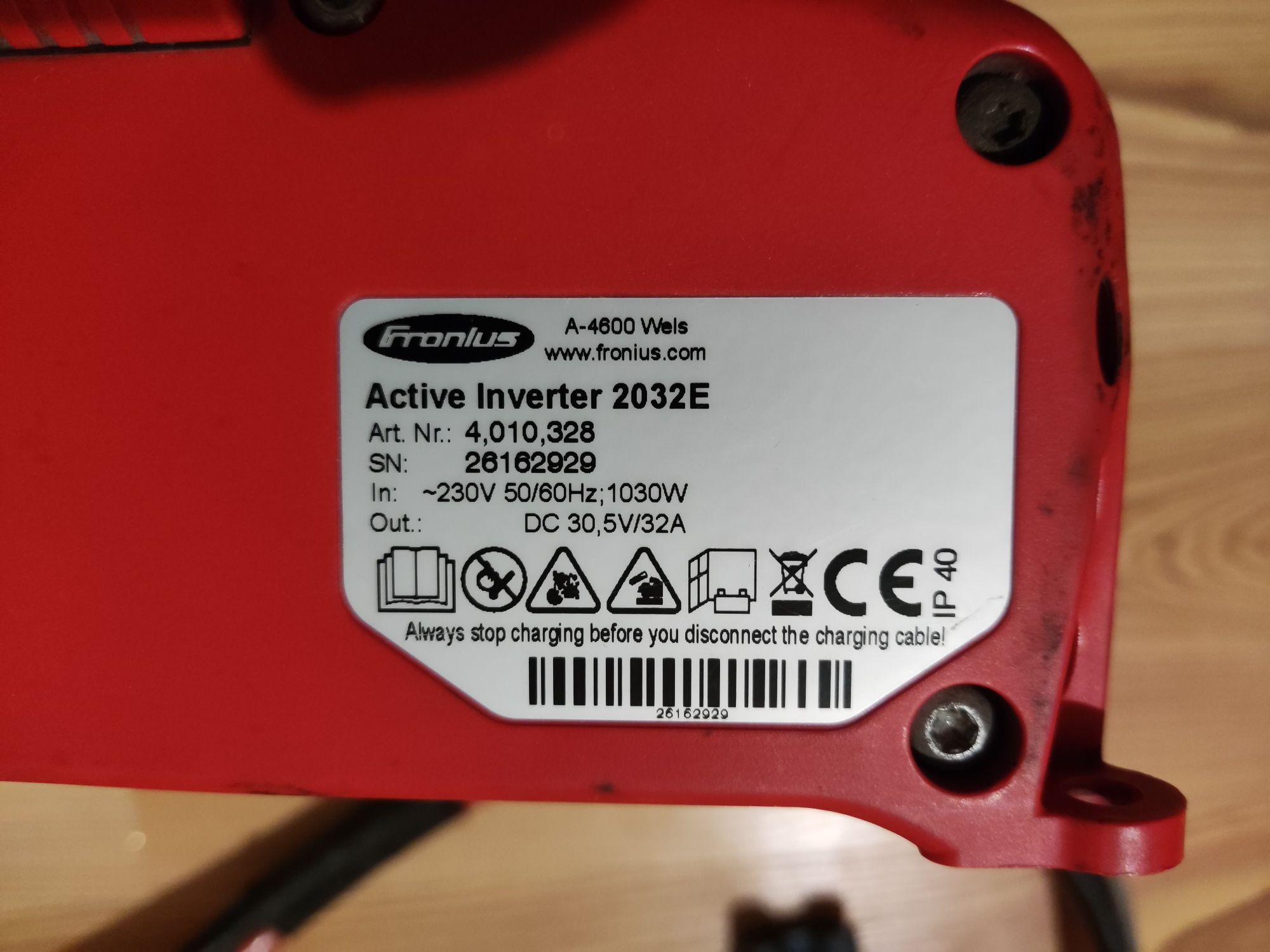 Prostownik ładowarka Fronius 2032E / 24V / 32A / Rema 80A / Lekka