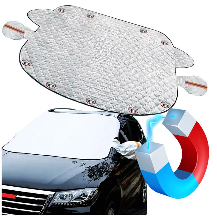 Osłona Antyszronowa Przeciwsłoneczna Uniwersalna Na Szybę z Magnesami