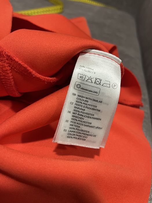 Bluzka hiszpanka czerwona h&m bez ramiączek