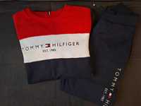 Dres 176 Tommy Hilfiger granatowo- czerwony