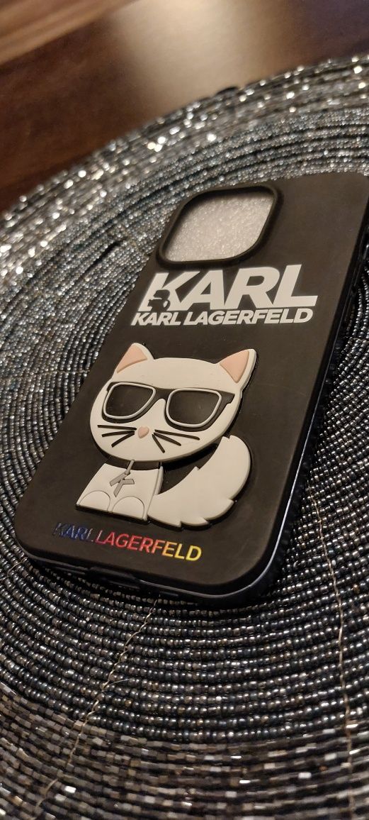 Nowe silikonowe etui IPHONE 13PRO Karl Lagerfeld