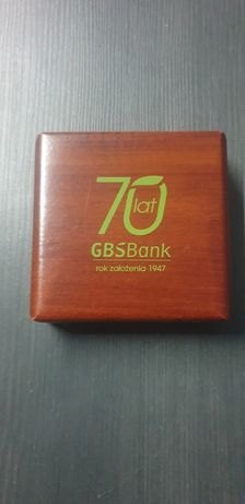 Moneta/odznaka 70-lecie banku GBS