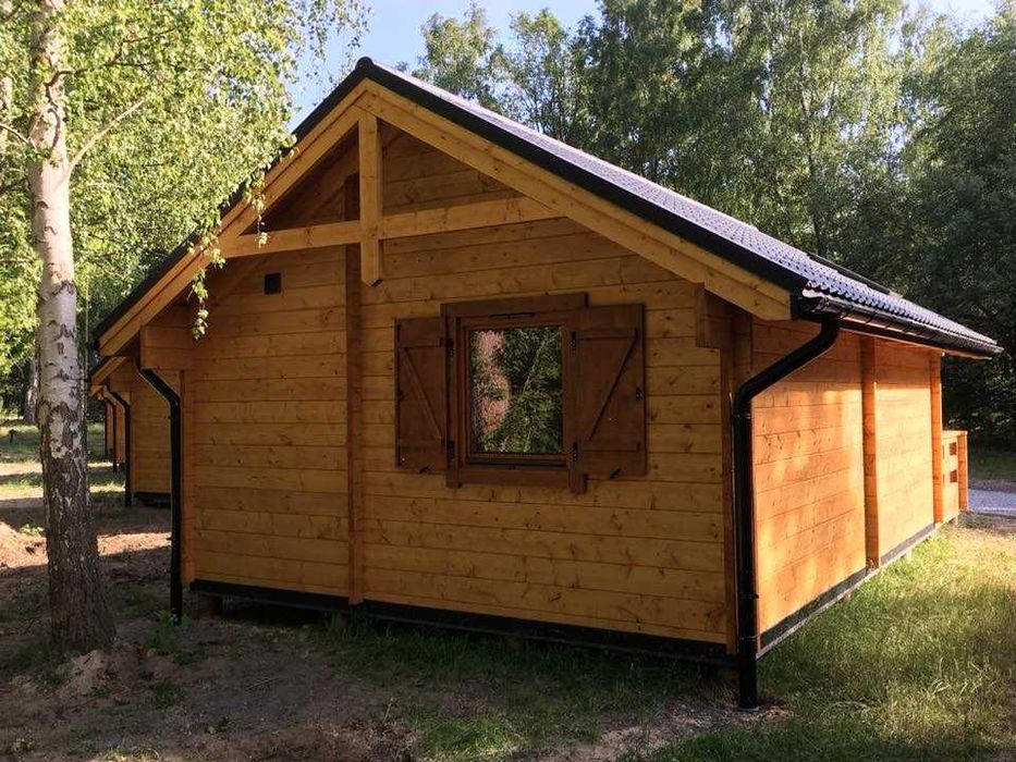 Domek drewniany letniskowy