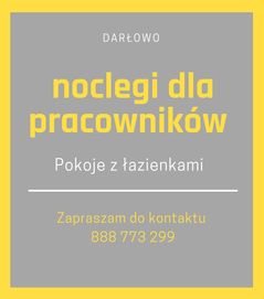 Darłowo, noclegi, pokoje dla pracowników sezonowych.