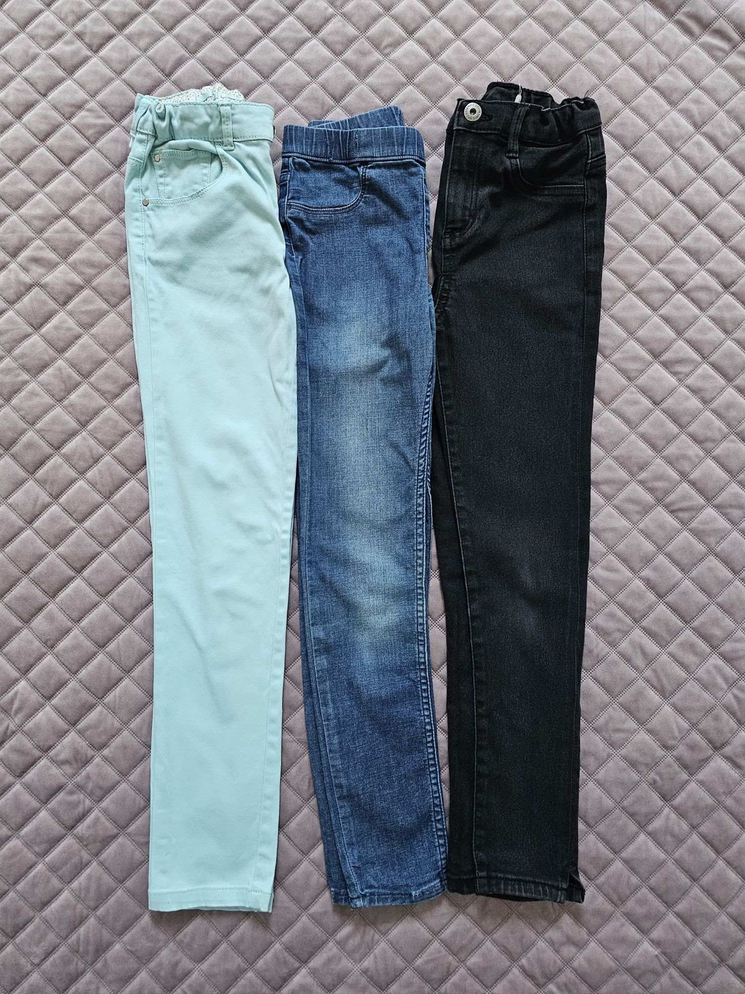 Zestaw spodni jeansy 140 H&M Mango Reserved