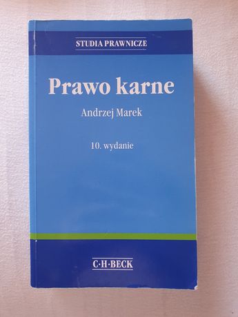 Podręcznik C.H.Beck Prawo Karne, Andrzej Marek, wyd. 10