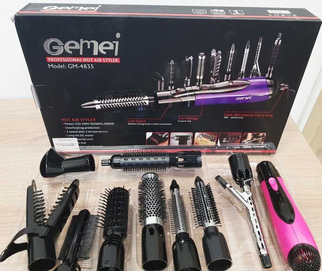 Фен стайлер для волосся gemei gm-4835