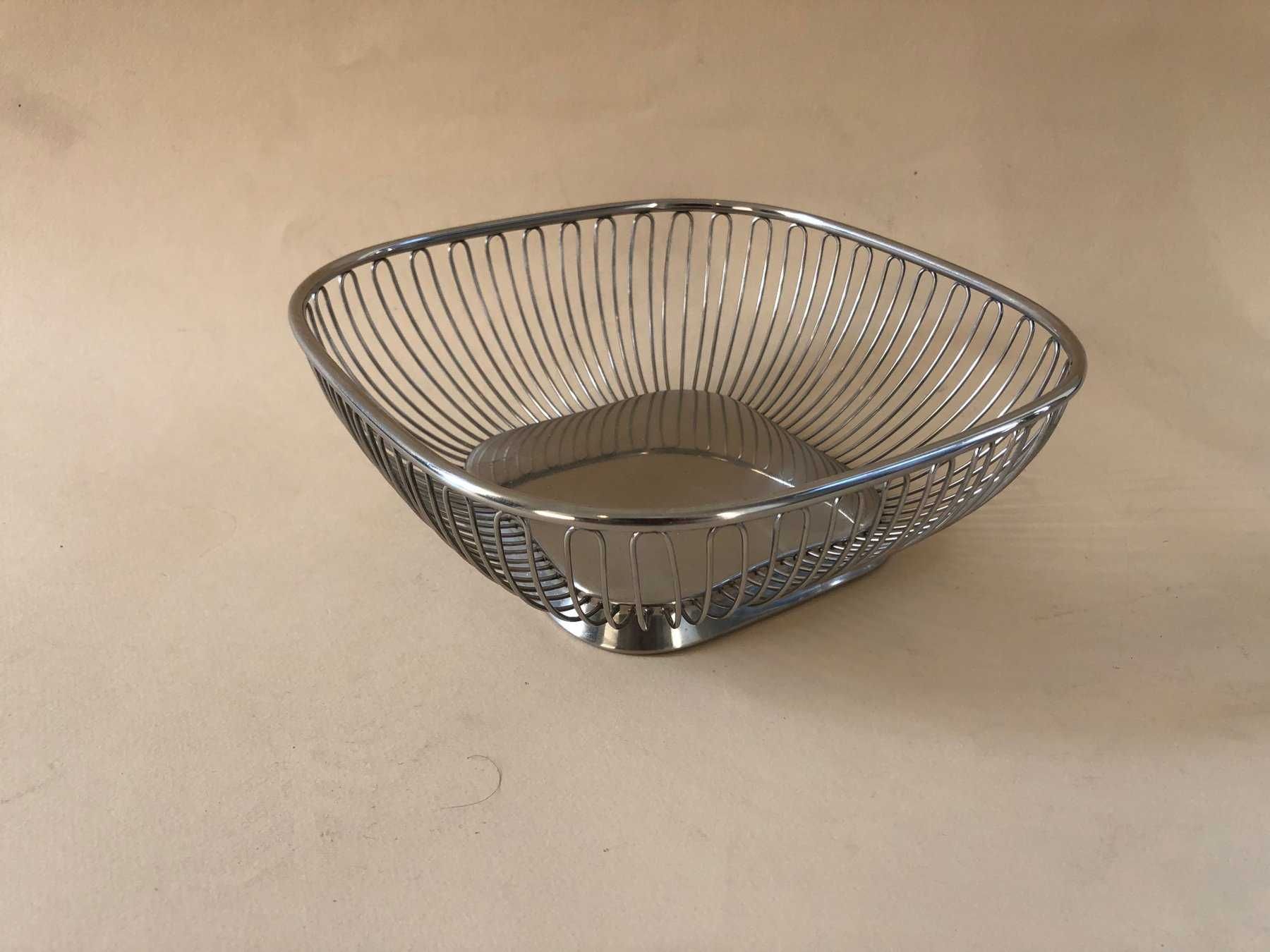 Centro de Mesa / Fruteira - 845 SQUARE WIRE BASKET - Alessi