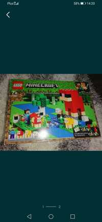 Lego minecraft hodowla owiec