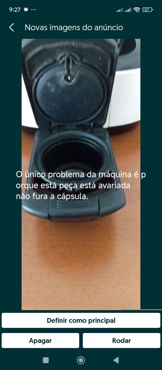 Maquina de café dolcegusto usada