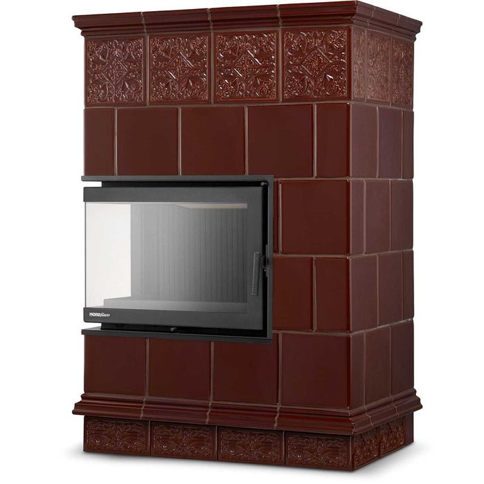 Piec kominek piecyk kaflowy ceramiczny obudowa kominkowa narożny PORTO