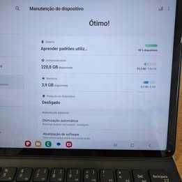 Tablet Samsung Galaxy S8 5g 256GB com capa, capa teclado e caneta
